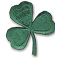 Embroidered Stock Appliques - 3 Leaf Clover